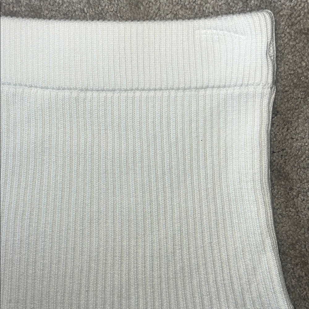 FREE PEOPLE Ivory Knit Skirt Size Small NWT - Picture 6 of 8